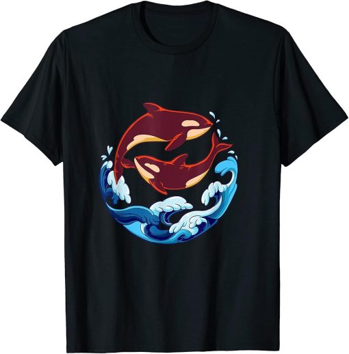 Killer Whale Orcas Whales Gift T-Shirt